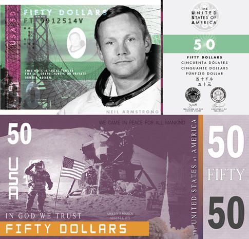 Alternative designs for U.S. currency – 50 DOLLAR BANKNOTE NFT