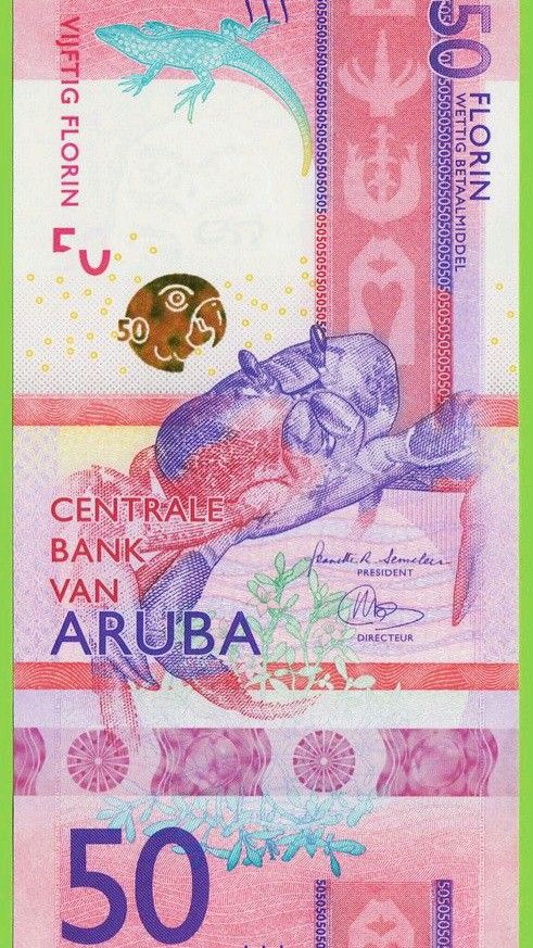 50 ARUBA Banknote BUY