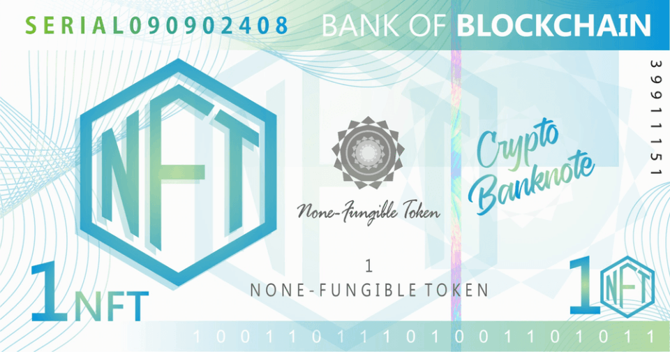 1 #NFT TOKEN #BANKNOT – 1 NFT #TOKEN – 1 Paket ( 20 Adet – 160 Gram Kağıda Dijital Baskı )